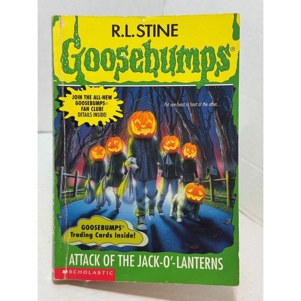 1st edition Goosebumps Attack of the Jack-o-lanterns 1996